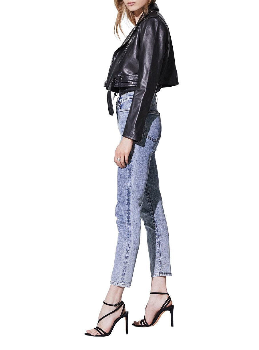 Perfecto Leufy en cuir - Black