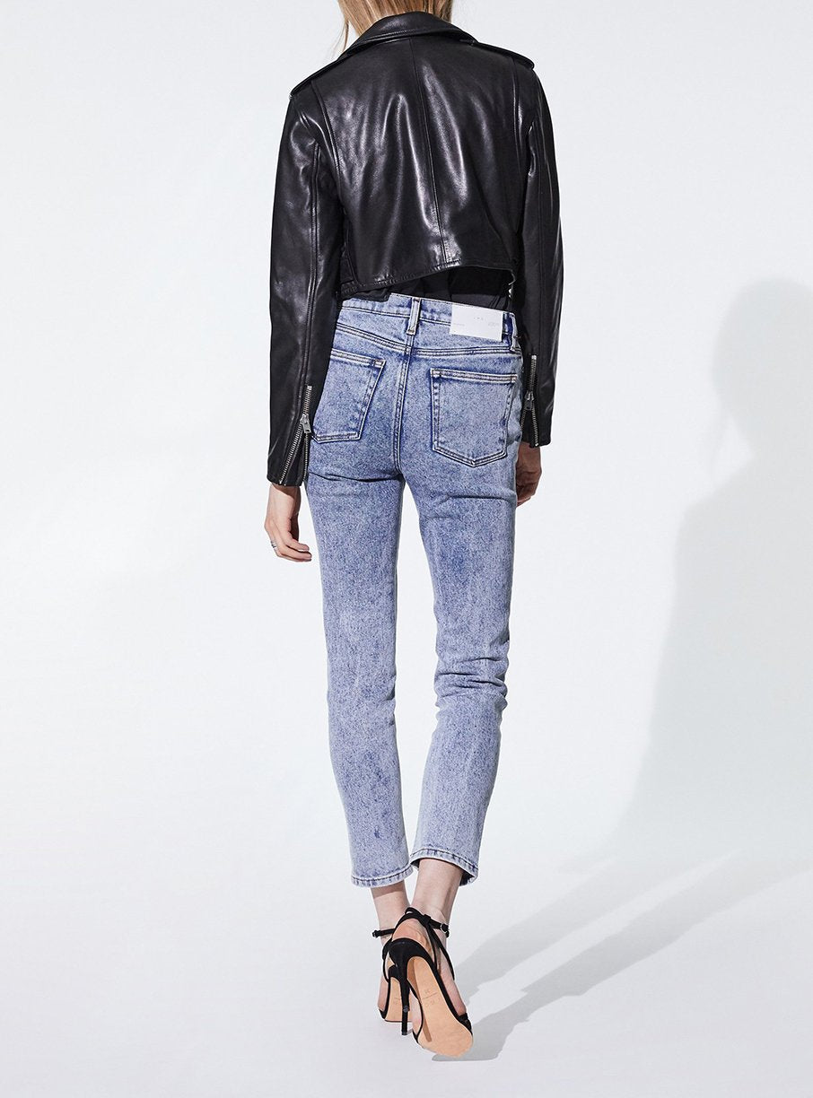Perfecto Leufy en cuir - Black
