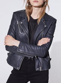 Perfecto Newhan en cuir - Slate Grey