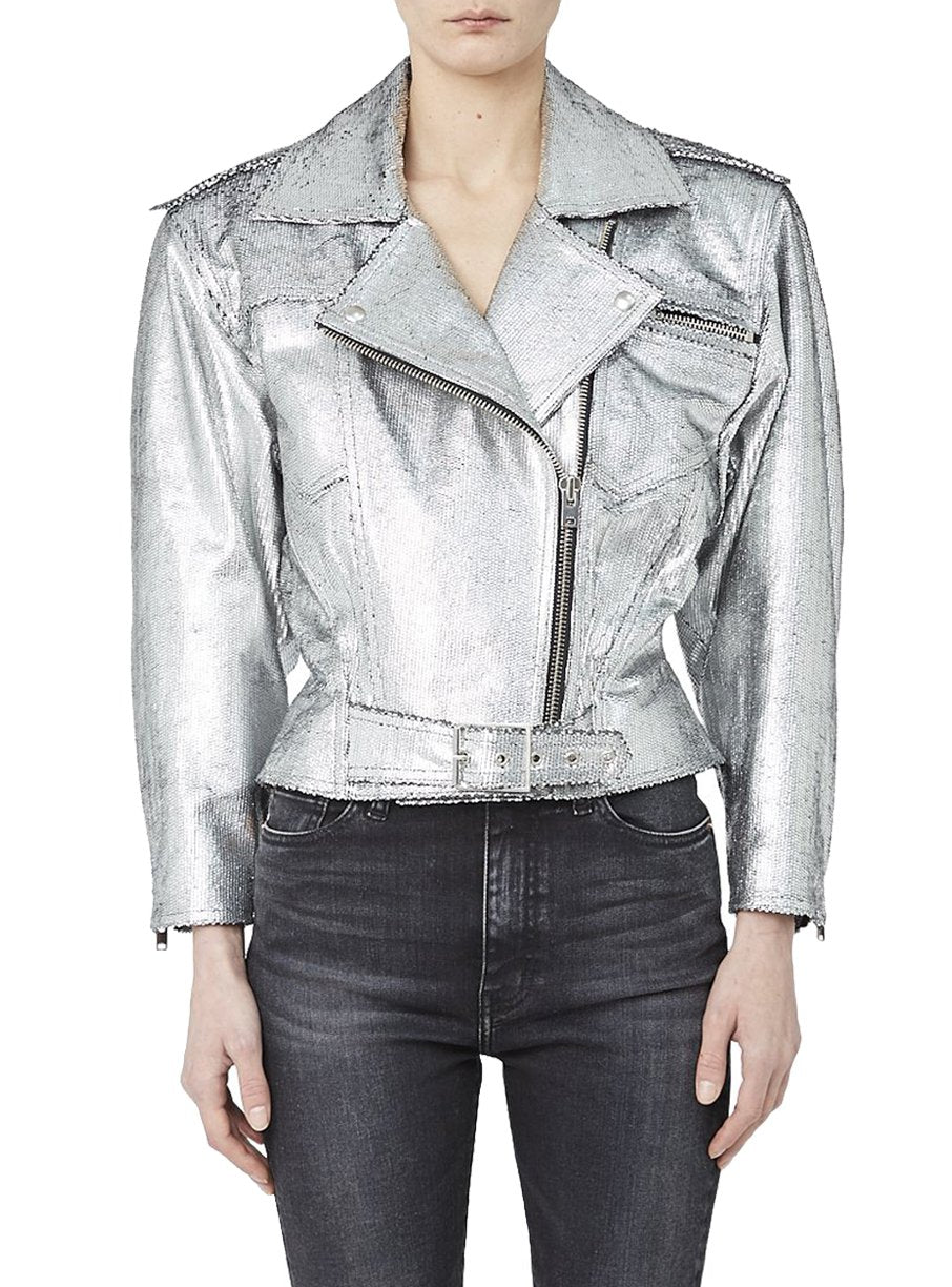 Perfecto Zalion en cuir - Silver
