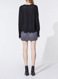 Pull Briscoe en laine - Black