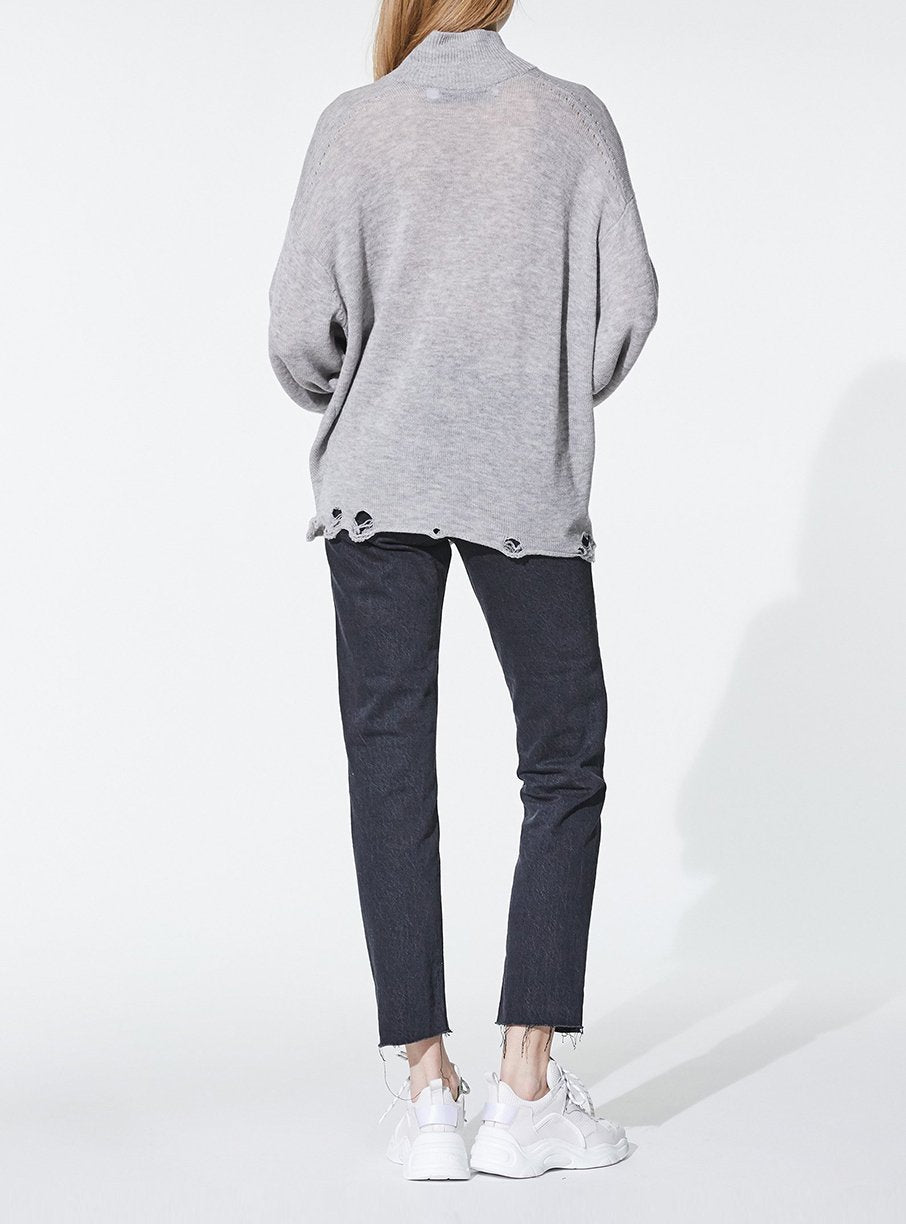 Pull Cymbal en laine - Mixed Grey
