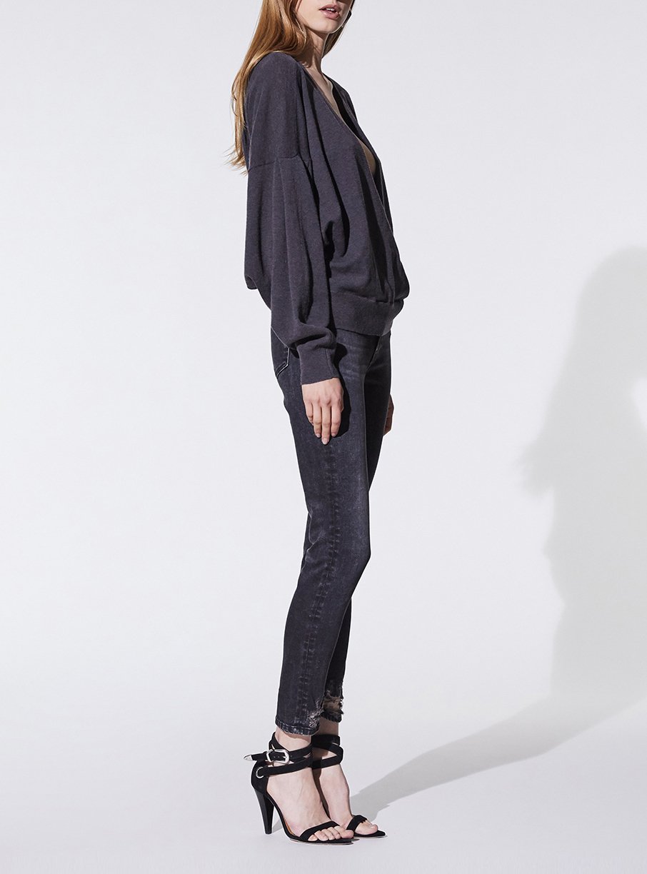Pull Dewalt en laine - Slate Grey