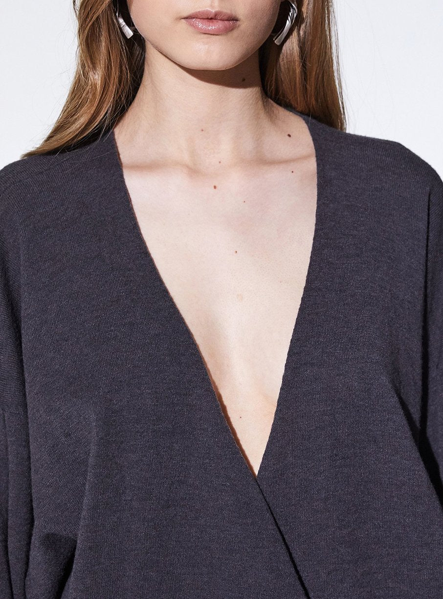 Pull Dewalt en laine - Slate Grey