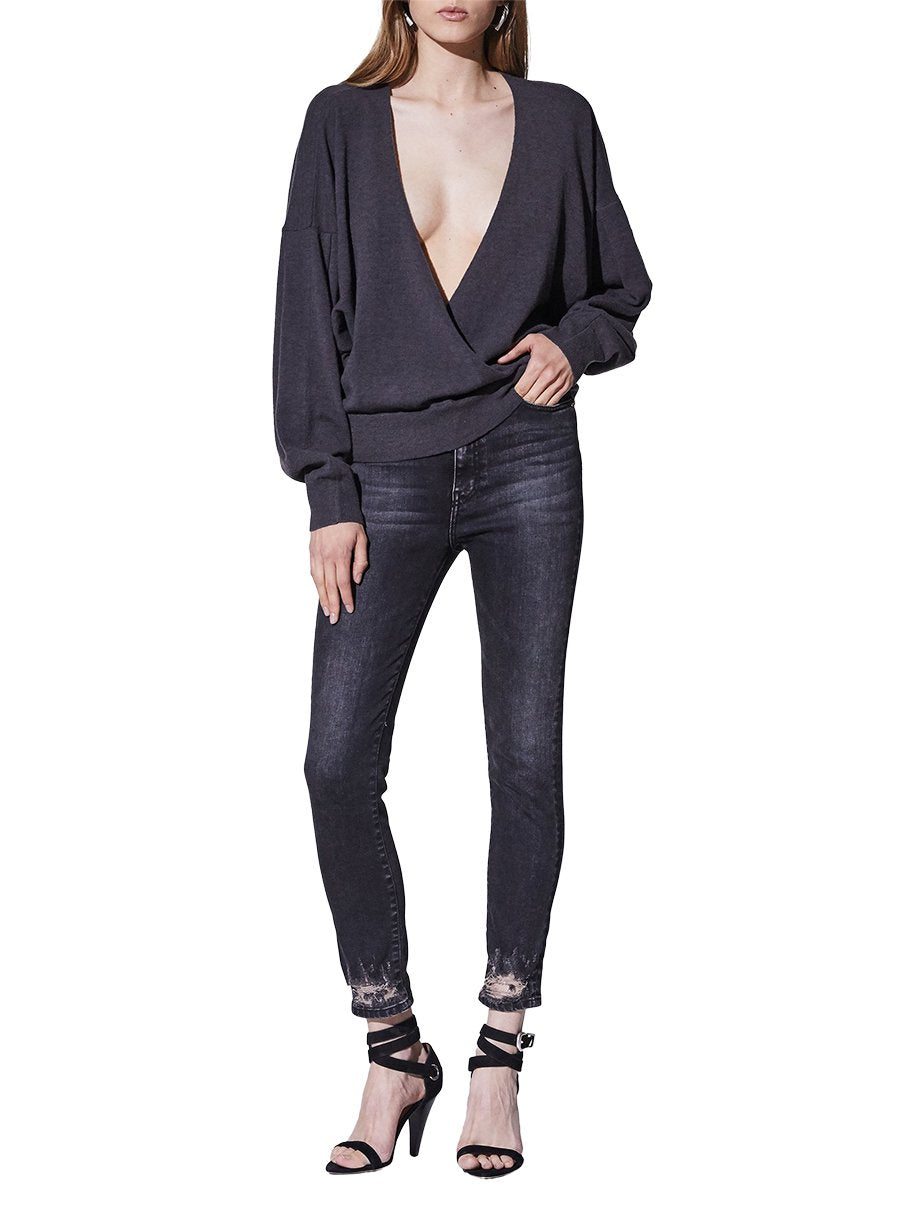 Pull Dewalt en laine - Slate Grey