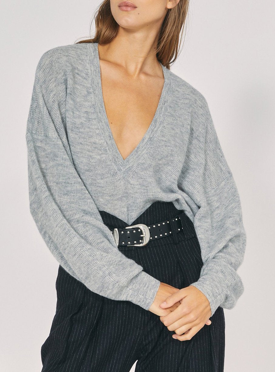 Pull Electra en alpaga - Mixed Grey