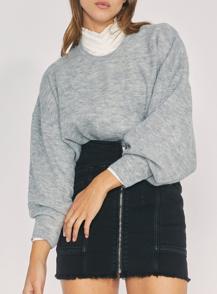 Pull Escape en alpaga - Mixed Grey