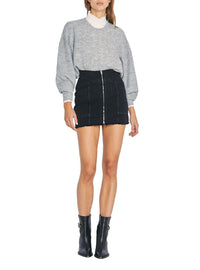 Pull Escape en alpaga - Mixed Grey