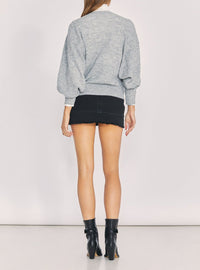 Pull Escape en alpaga - Mixed Grey