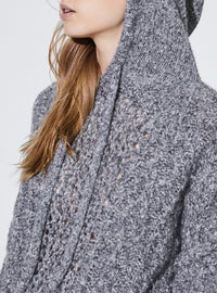 Pull Meadow en laine - Mixed Grey