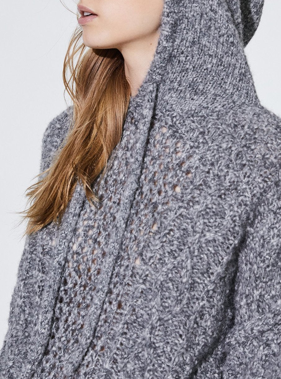 Pull Meadow en laine - Mixed Grey