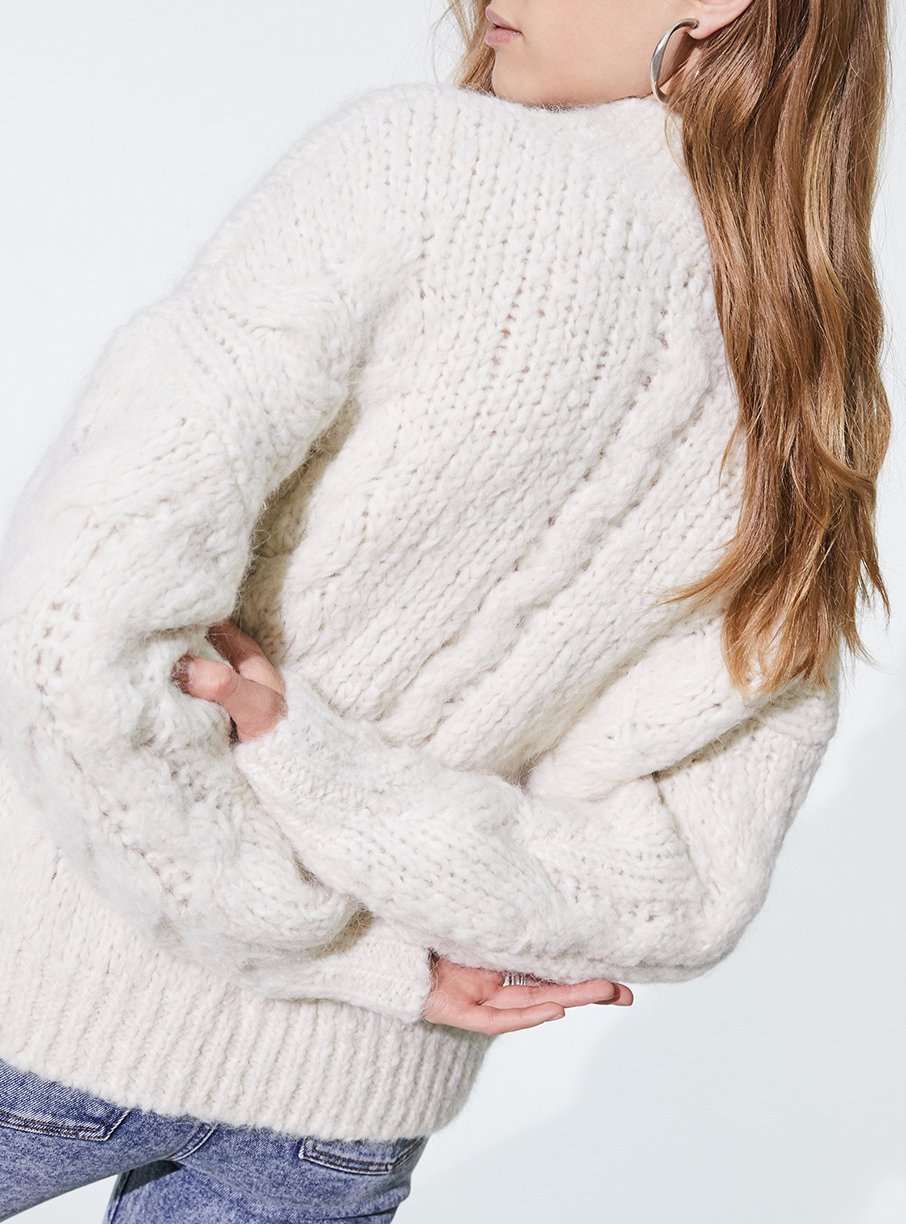 Pull Sadira en laine - Off White