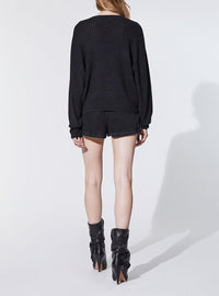 Pull Terebel en laine - Mixed Black