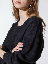 Pull Terebel en laine - Mixed Black