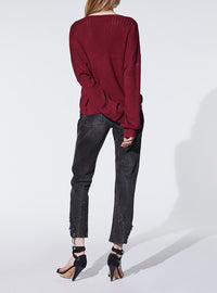 Pull Theta en laine - Wine