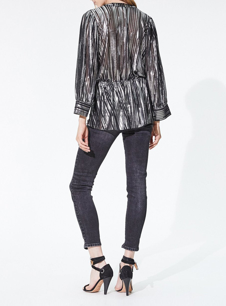Top Darla - Black & Silver