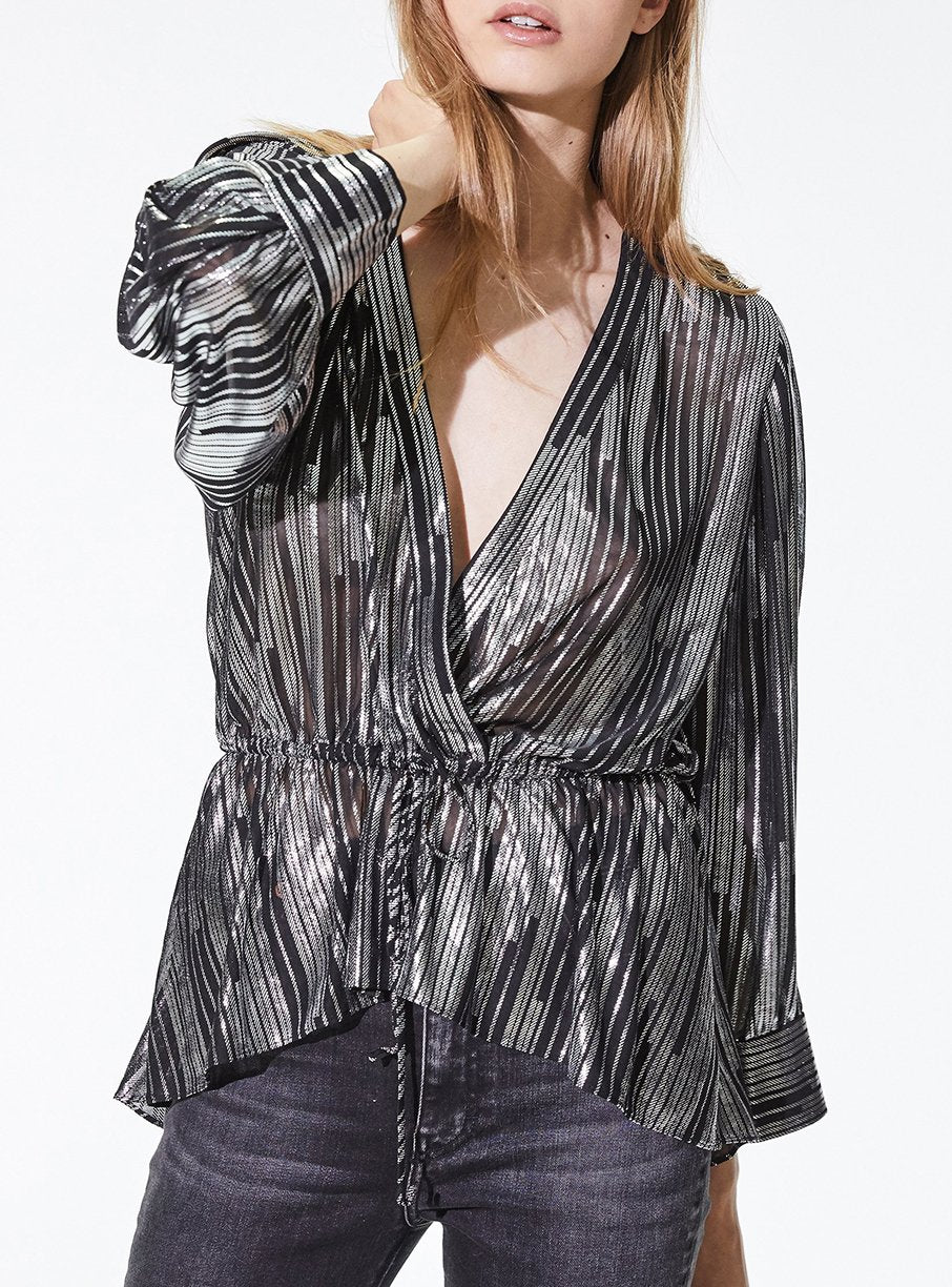 Top Darla - Black & Silver