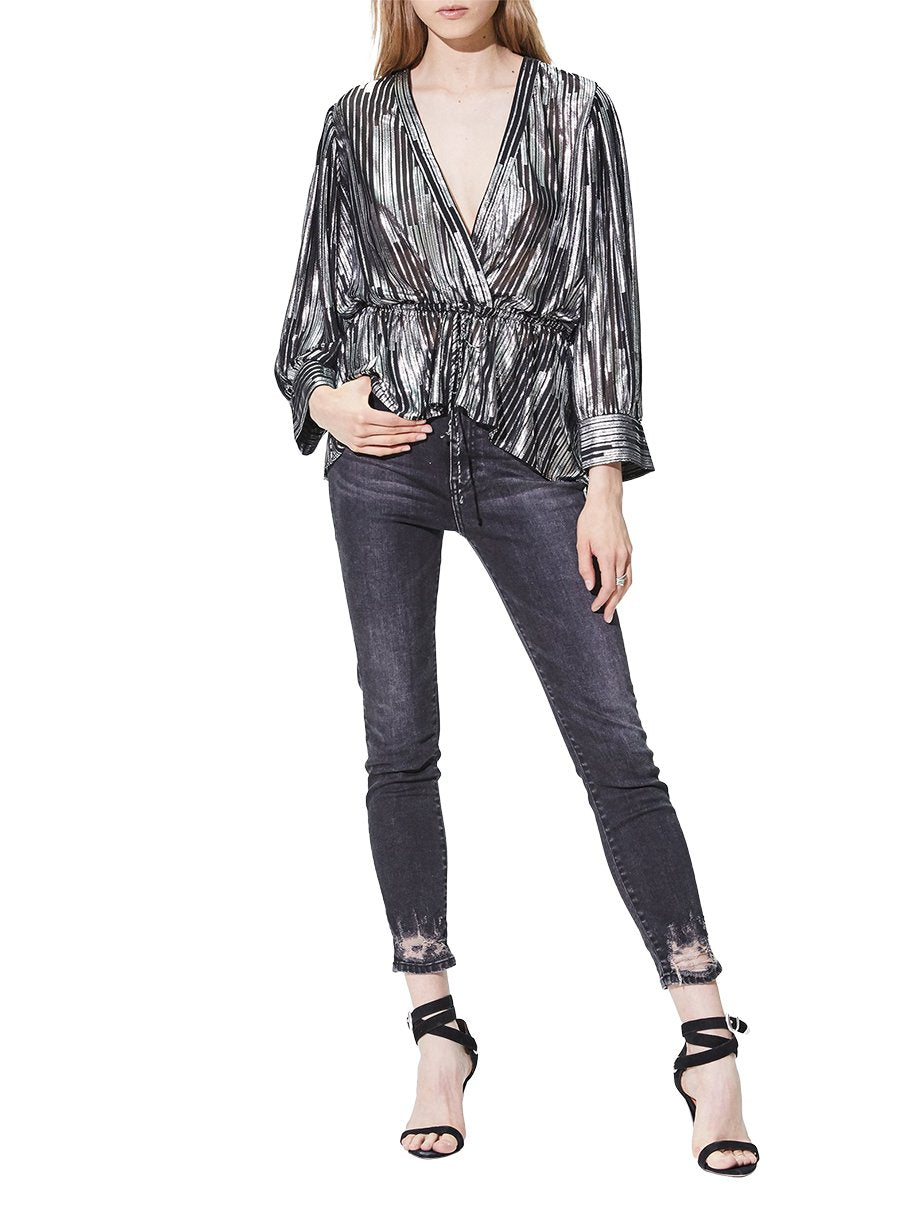Top Darla - Black & Silver