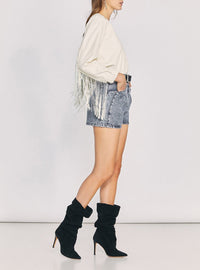 Top Gentry en cuir - Cream Pearl