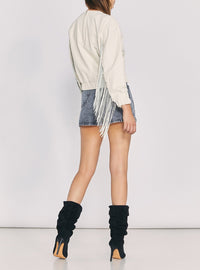 Top Gentry en cuir - Cream Pearl