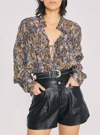 Top Jorik - Khaki & Black