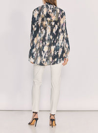 Top Senk en soie - Black & Grey