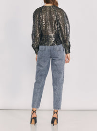 Top Teruja - Black & Gold
