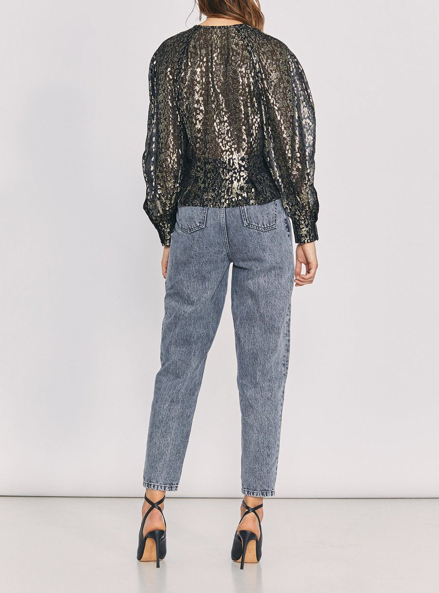 Top Teruja - Black & Gold