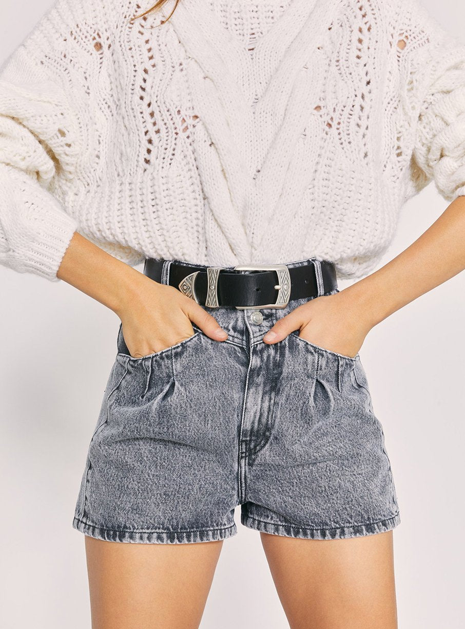 Short Moga - Snow Black