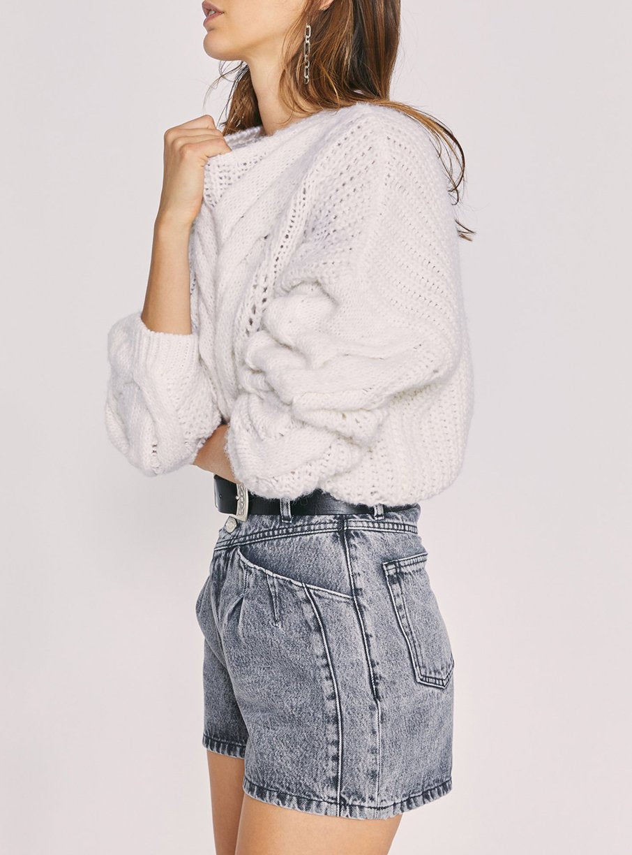 Short Moga - Snow Black