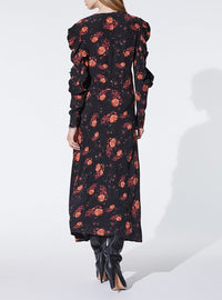 Robe Louve - Black & Red