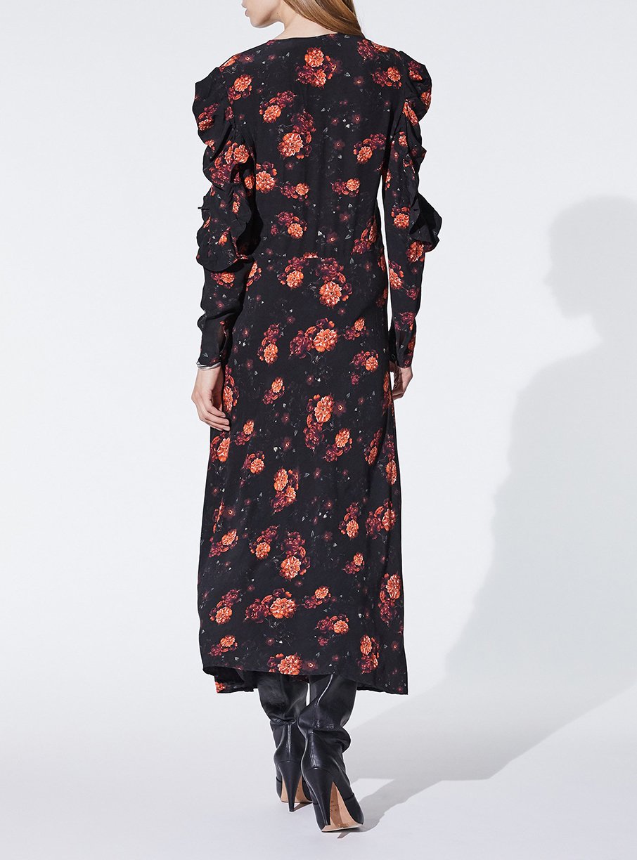 Robe Louve - Black & Red