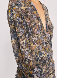 Robe Mauri - Khaki & Black