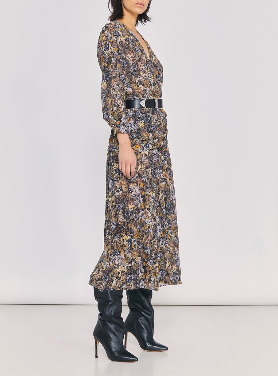 Robe Mauri - Khaki & Black