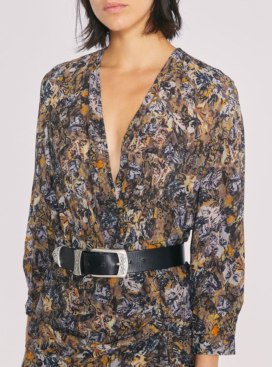 Robe Mauri - Khaki & Black