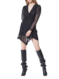 Robe Oxomo en soie - Black