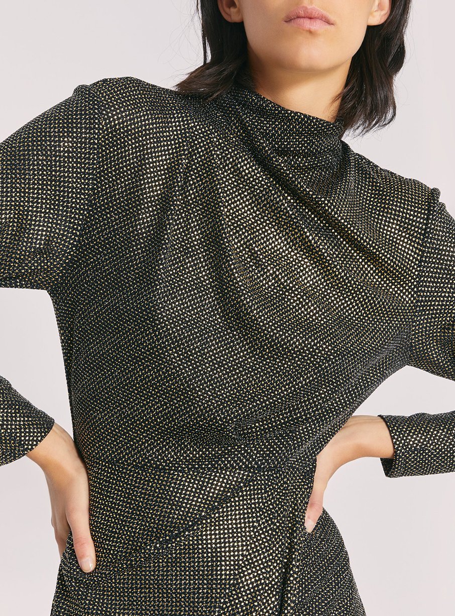 Robe Rasile - Black & Gold