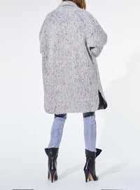 Manteau Abdona en laine - Grey