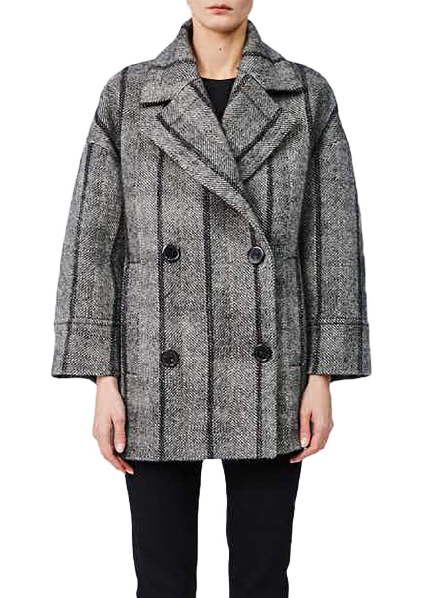 Manteau Abotta en laine - Grey