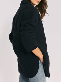Manteau Bapsie en laine - Black