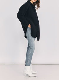 Manteau Bapsie en laine - Black