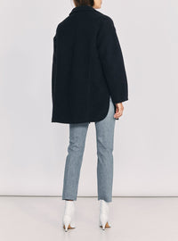 Manteau Bapsie en laine - Black