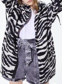 Manteau Bera - Black & White