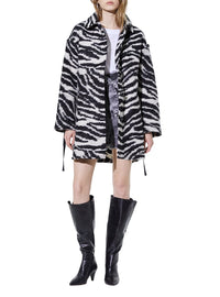 Manteau Bera - Black & White