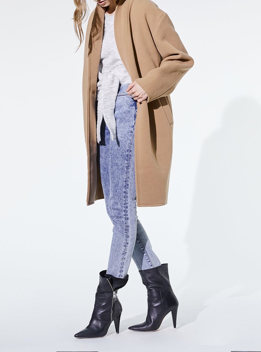 Manteau Malara en laine - Camel