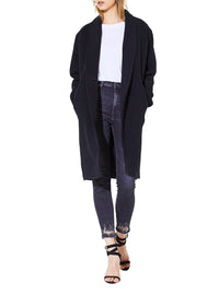 Manteau Malara en laine - Black