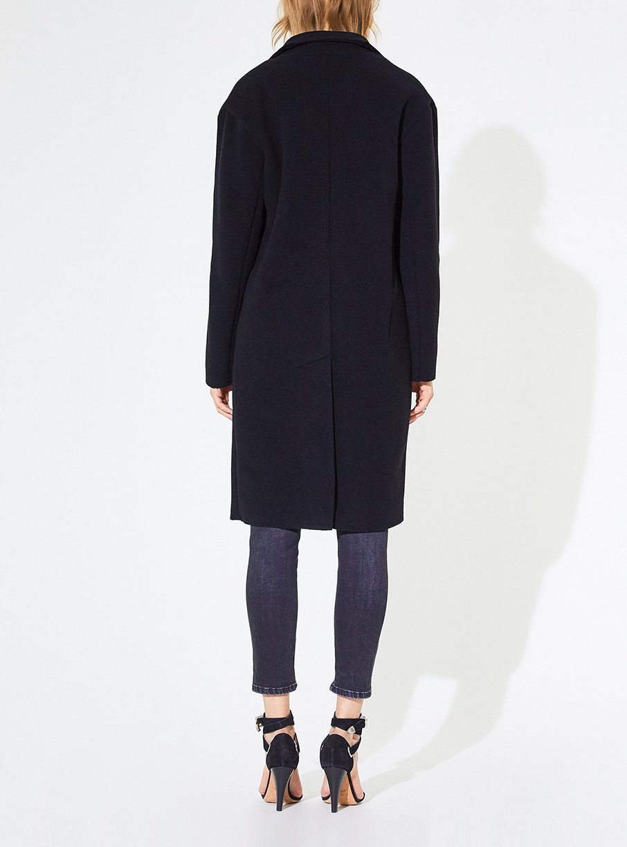 Manteau Malara en laine - Black