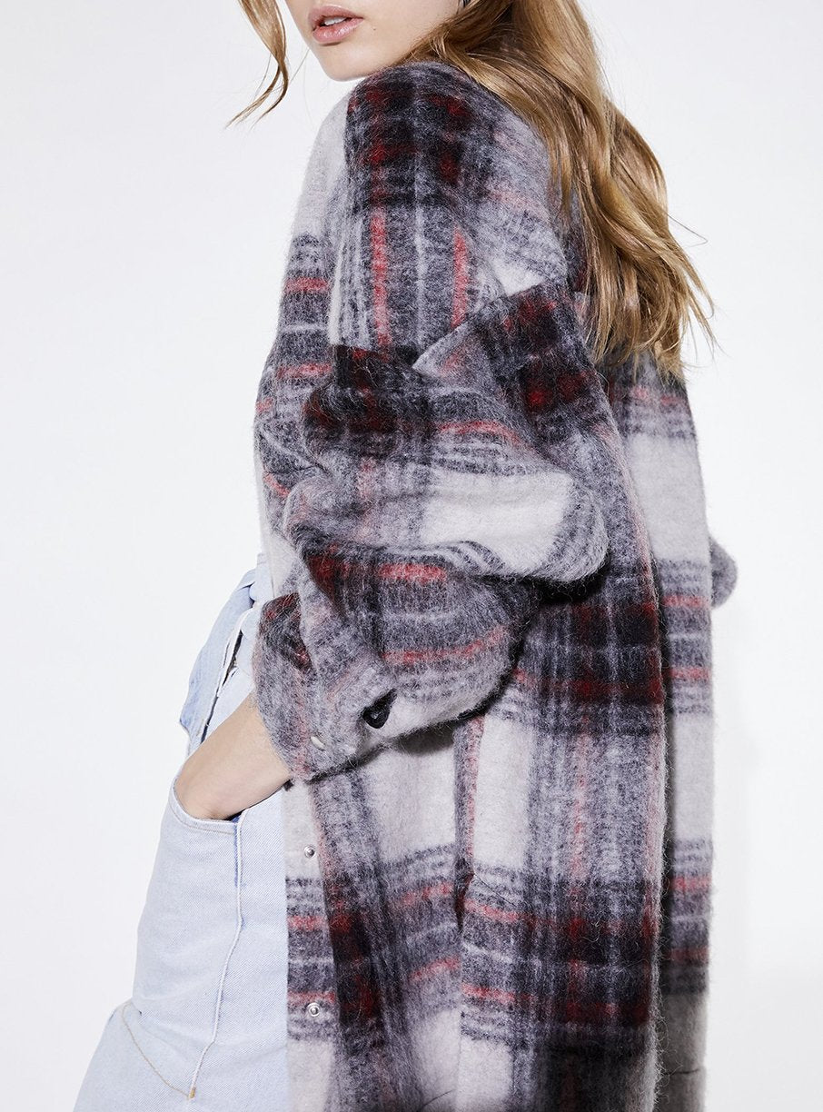 Manteau Minsky en laine - Grey