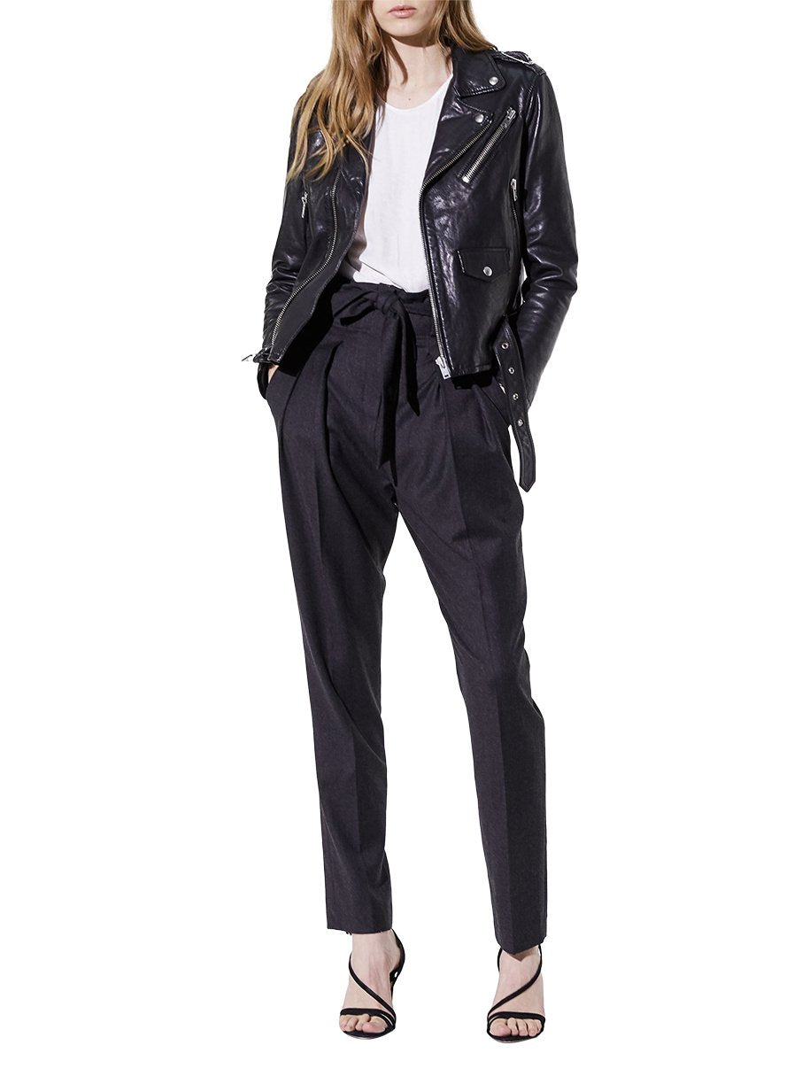 Perfecto Anoh en cuir - Black