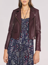 Perfecto Ashville en cuir - Plum